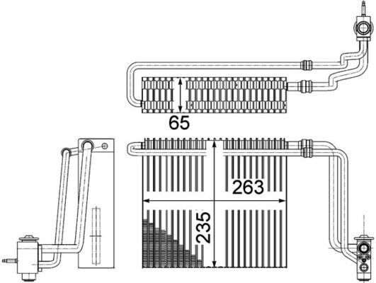 MAHLE, Évaporateur climatisation