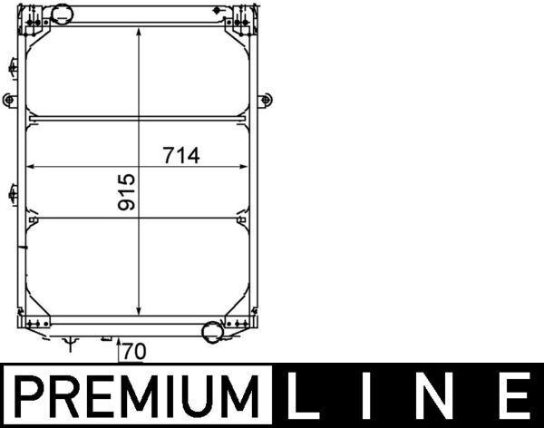 MAHLE, Radiateur, refroidissement du moteur