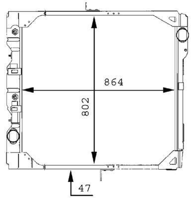 MAHLE, Radiateur, refroidissement du moteur