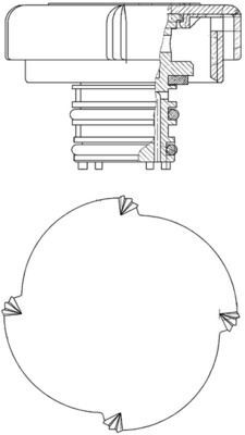 MAHLE, Bouchon, réservoir de liquide de refroidissement