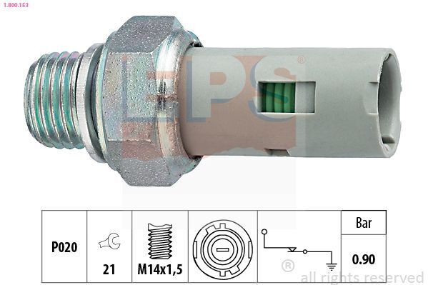 EPS, Indicateur de pression d'huile