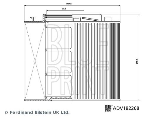 BLUE PRINT, Filtre à air