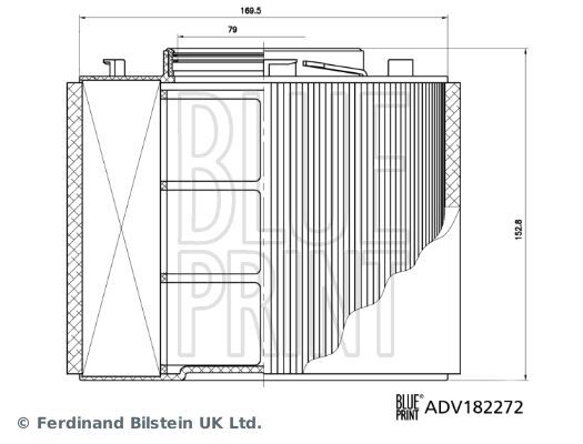 BLUE PRINT, Filtre à air