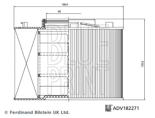 BLUE PRINT, Filtre à air