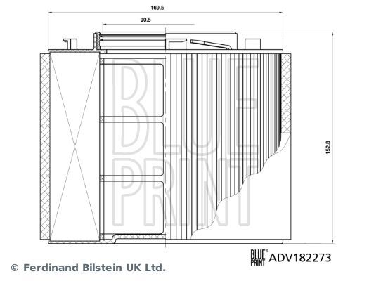 BLUE PRINT, Filtre à air