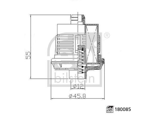 FEBI BILSTEIN, Filtre hydraulique, accouplement à lamelles 4 roues motrices