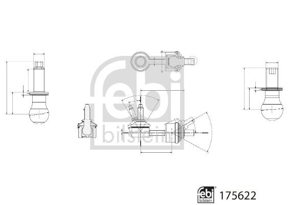 FEBI BILSTEIN, Entretoise/tige, stabilisateur