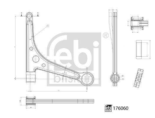 FEBI BILSTEIN, Bras de liaison, suspension de roue