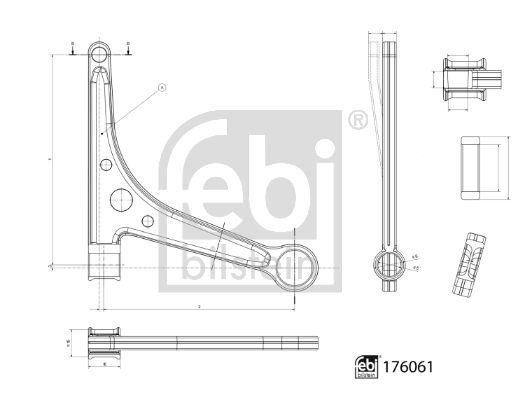 FEBI BILSTEIN, Bras de liaison, suspension de roue