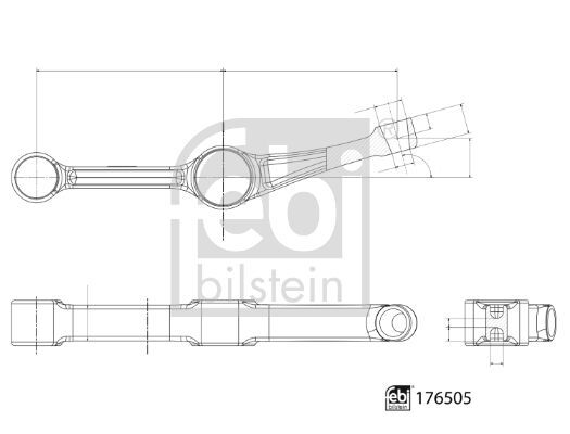 FEBI BILSTEIN, Bras de liaison, suspension de roue