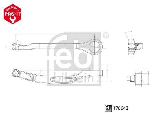 FEBI BILSTEIN, Bras de liaison, suspension de roue