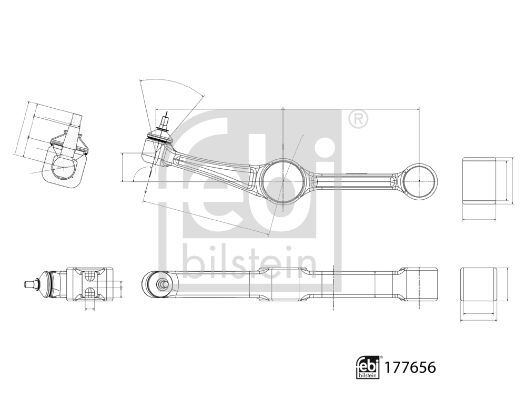 FEBI BILSTEIN, Bras de liaison, suspension de roue