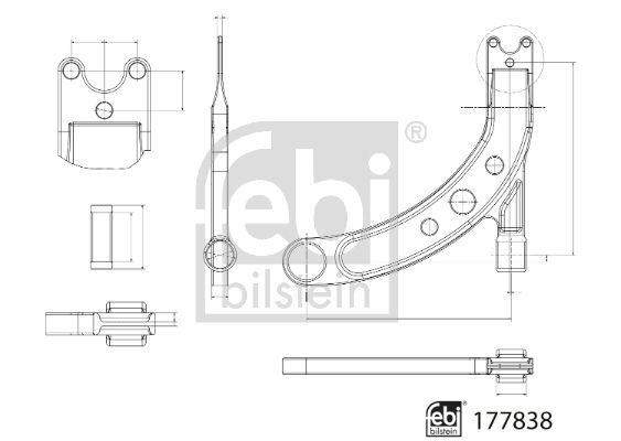 FEBI BILSTEIN, Bras de liaison, suspension de roue