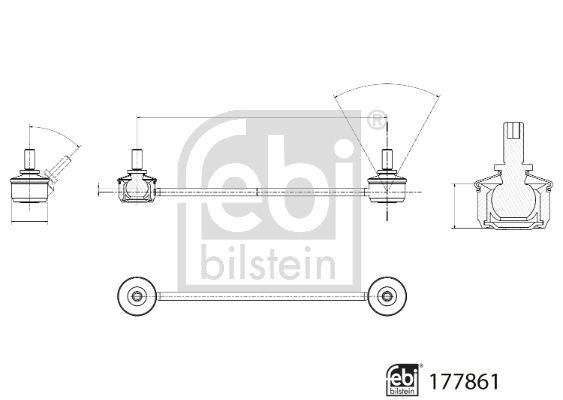 FEBI BILSTEIN, Entretoise/tige, stabilisateur