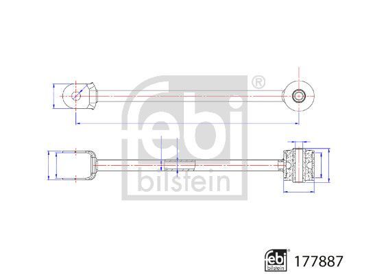 FEBI BILSTEIN, Bras de liaison, suspension de roue