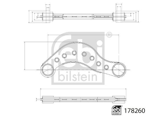 FEBI BILSTEIN, Bras de liaison, suspension de roue