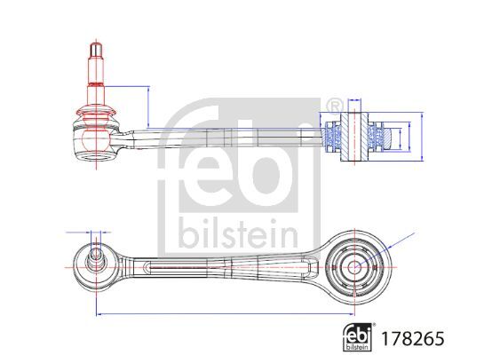 FEBI BILSTEIN, Bras de liaison, suspension de roue