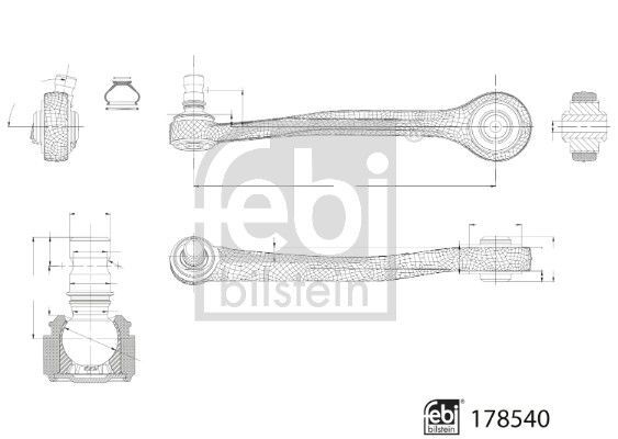 FEBI BILSTEIN, Bras de liaison, suspension de roue