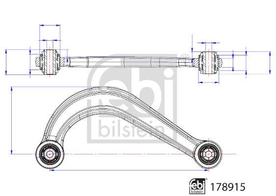 FEBI BILSTEIN, Bras de liaison, suspension de roue