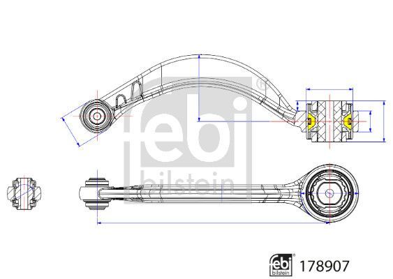 FEBI BILSTEIN, Bras de liaison, suspension de roue