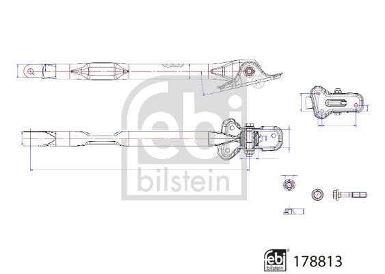 FEBI BILSTEIN, Bras de liaison, suspension de roue