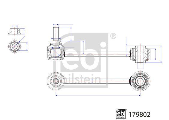 FEBI BILSTEIN, Entretoise/tige, stabilisateur