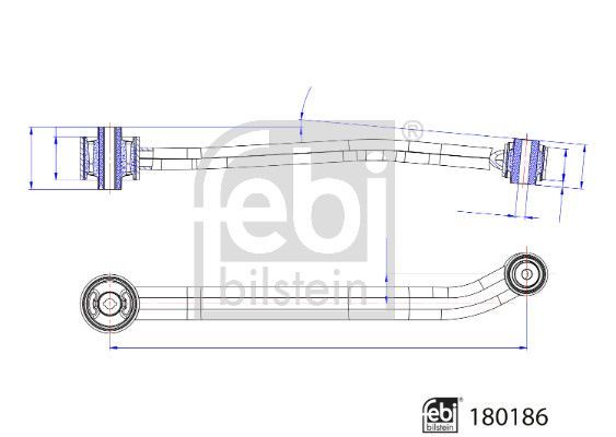 FEBI BILSTEIN, Bras de liaison, suspension de roue