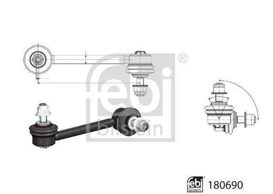 FEBI BILSTEIN, Entretoise/tige, stabilisateur