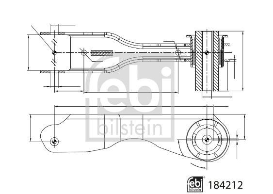 FEBI BILSTEIN, Bras de liaison, suspension de roue