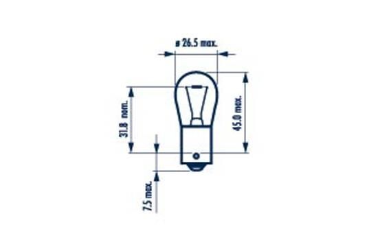 NARVA, Ampoule, feu clignotant