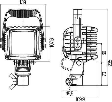 HELLA, Projecteur de travail