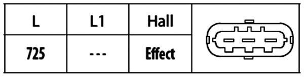 HELLA, Capteur, position d'arbre à cames