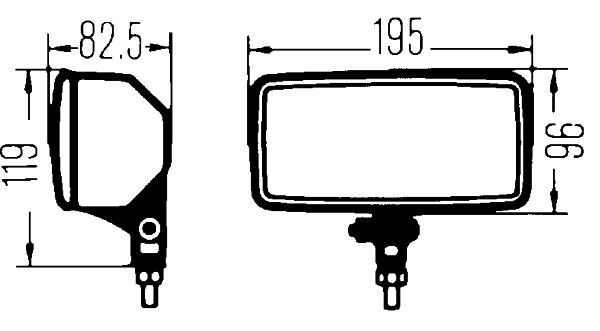 HELLA, Kit de projecteurs longue portée