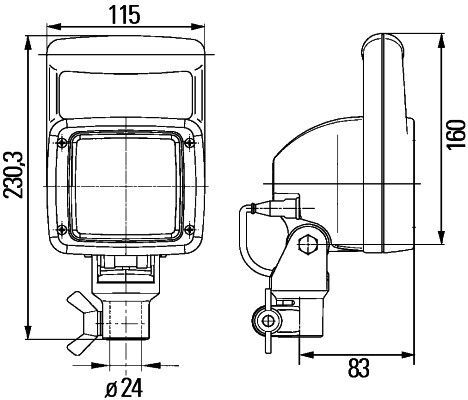 HELLA, Projecteur de travail