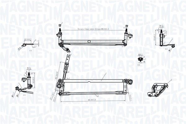 MAGNETI MARELLI, Tringlerie d'essuie-glace