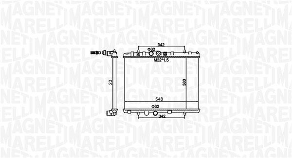 MAGNETI MARELLI, Radiateur, refroidissement du moteur