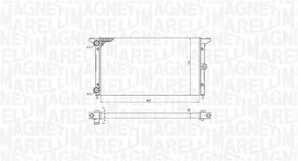 MAGNETI MARELLI, Radiateur, refroidissement du moteur