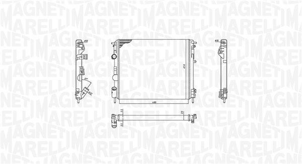 MAGNETI MARELLI, Radiateur, refroidissement du moteur