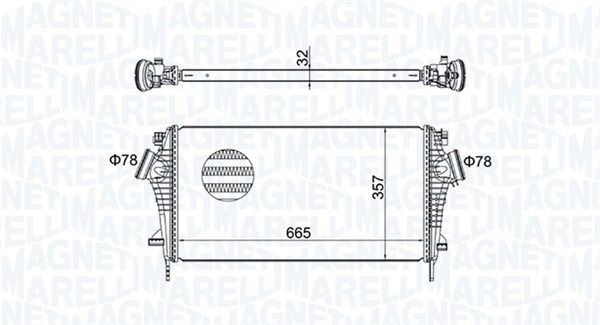 MAGNETI MARELLI, Intercooler, échangeur