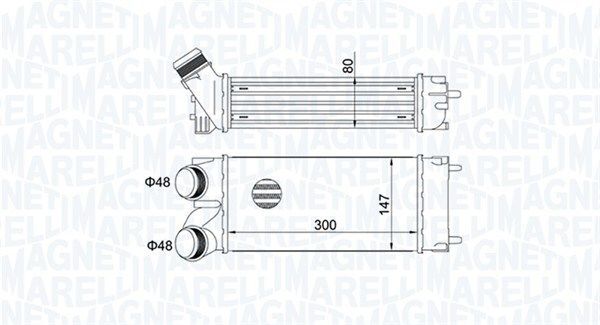 MAGNETI MARELLI, Intercooler, échangeur