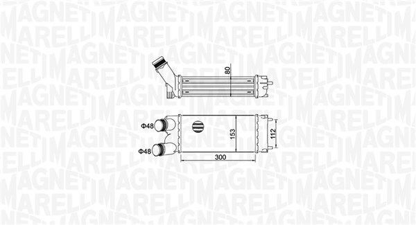 MAGNETI MARELLI, Intercooler, échangeur