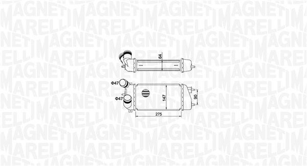 MAGNETI MARELLI, Intercooler, échangeur