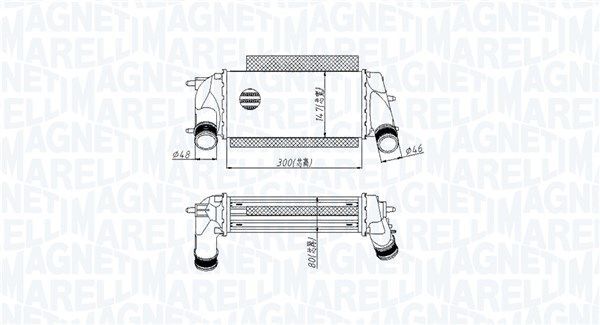 MAGNETI MARELLI, Intercooler, échangeur