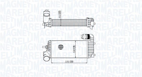 MAGNETI MARELLI, Intercooler, échangeur