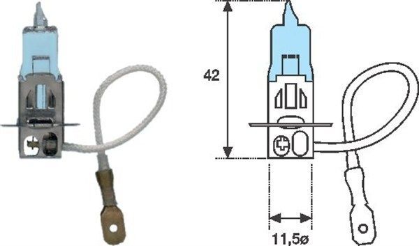 MAGNETI MARELLI, Ampoule, projecteur antibrouillard