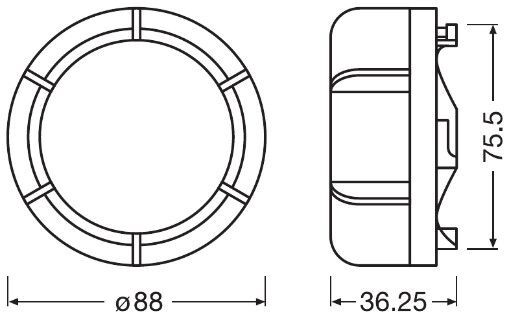 OSRAM, Bonnette, projecteur principal