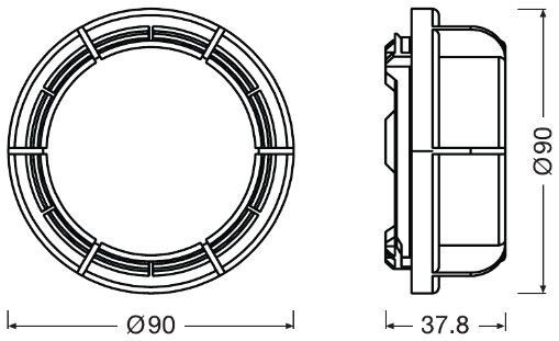 OSRAM, Bonnette, projecteur principal