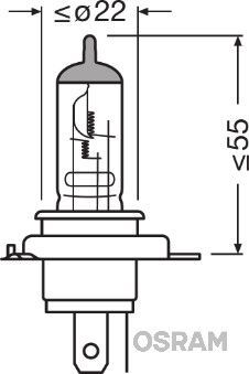 OSRAM, Ampoule, projecteur principal