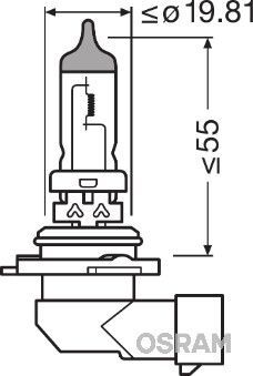 OSRAM, Ampoule, projecteur longue portée