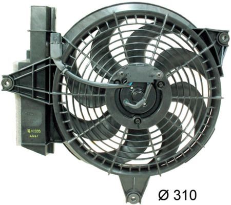 MAHLE, Ventilateur, condenseur de climatisation